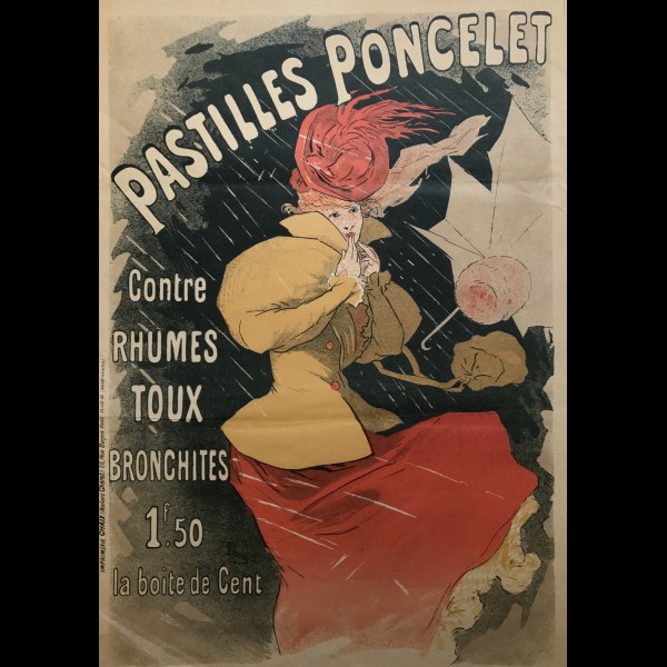 CHERET JULES (1836-1932) - PASTILLES PONCELET