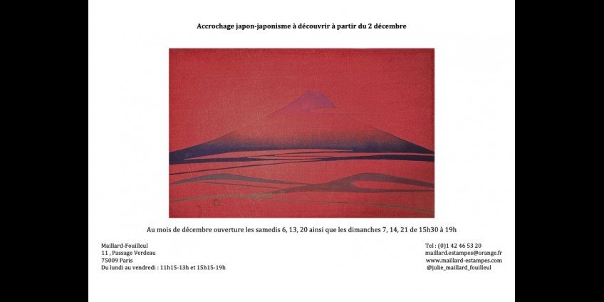 Advent calendar display on Japan and Japonisme to be discovered from December 2nd Advent calendar display on Japan and Japonisme to be discovered from December 2nd