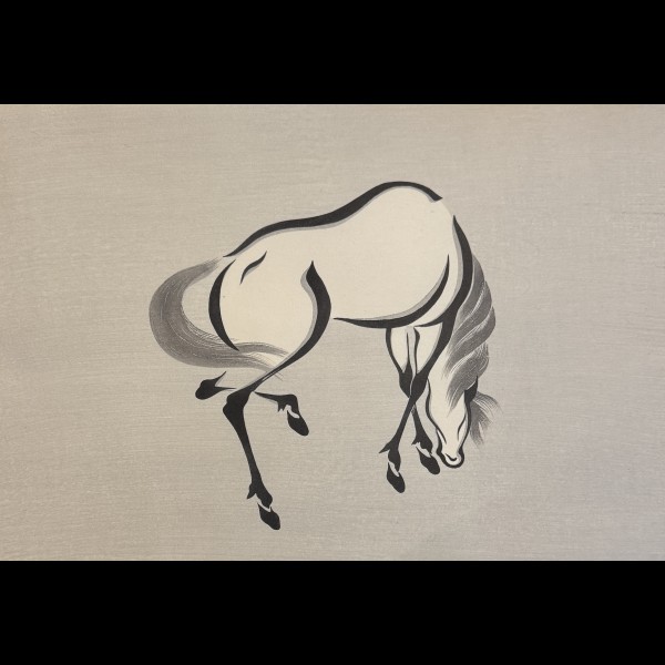 ARTISTE SOSAKU HANGA - GRAZING HORSE