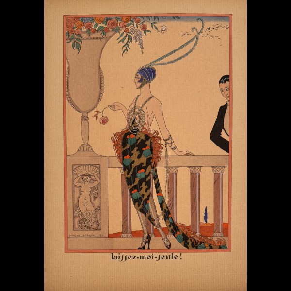 BARBIER GEORGES ( 1882-1932  ) - LAISSEZ-MOI-SEULE