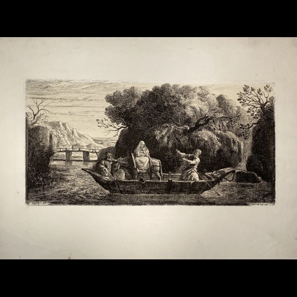 BERGERET PIERRE-NOLASQUE ( 1782-1863 ) - LA FUITE EN EGYPTE