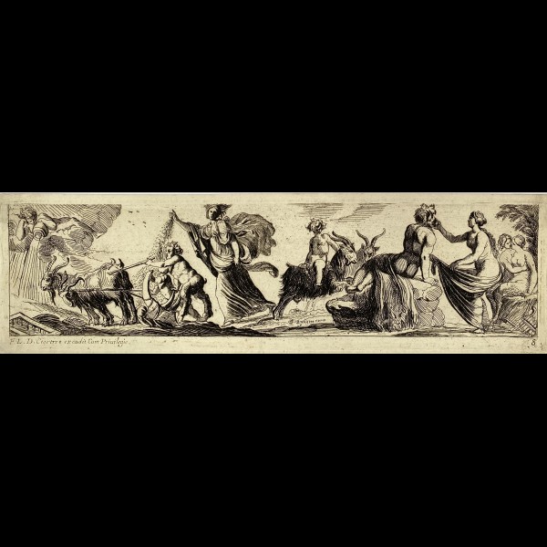 BREBIETTE PIERRE ( 1598- Ca 1650 )  - BACCHANALE