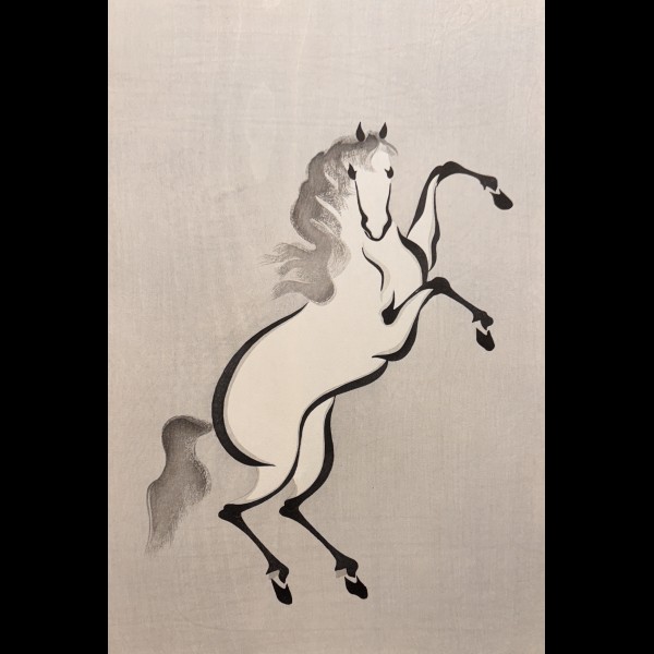 ARTISTE SOSAKU HANGA - CHEVAL CABRE