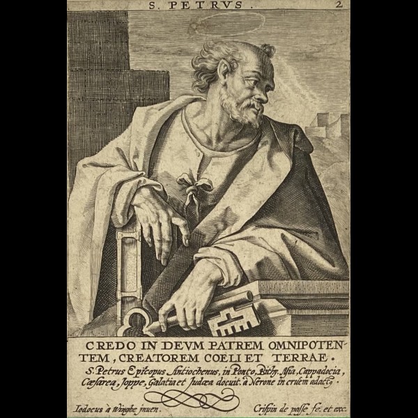 DE PASSE CRISPIJN ( 1564 ? - 1637 ) - SAINT PIERRE