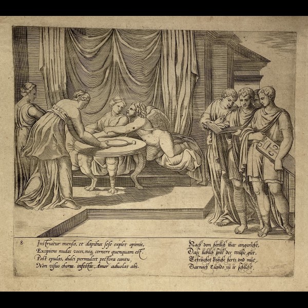 DADDI BERNARDO (ca. 1512-1570) - PSYCHE AUPRES DE L'AMOUR