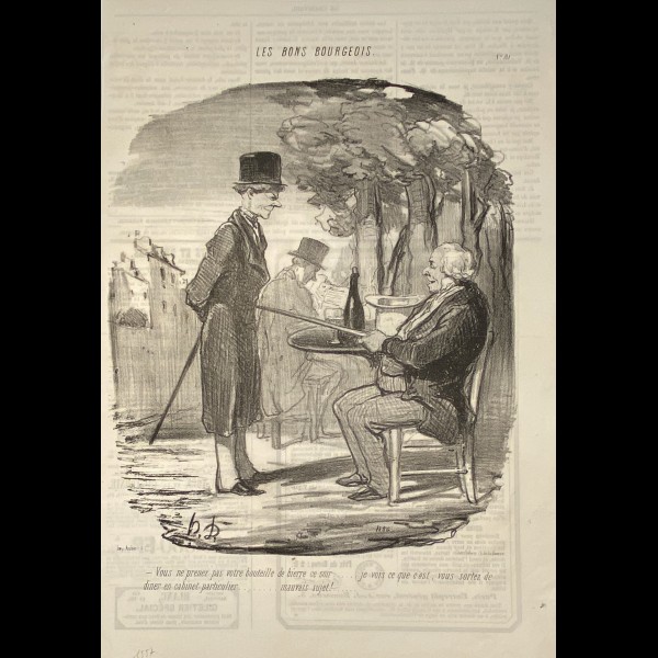 DAUMIER HONORÉ (1808-1879) - LES BONS BOURGEOIS