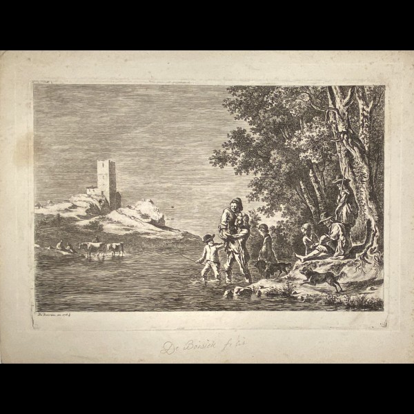 BOISSIEU JEAN-JACQUES DE ( 1736 - 1810 ) - LE PASSAGE DU GUE