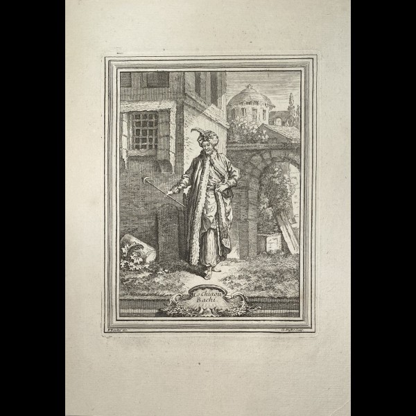 DUFLOS LE JEUNE CLAUDE (1700-1786 ) - CHIAOU BACHI