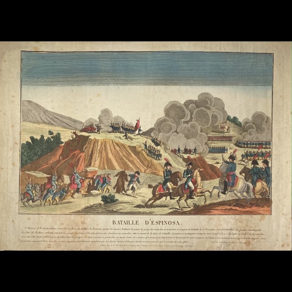 CHEREAU GENEVIEVE ( EDITRICE ACTIVE CA.1787-1814 ) - BATAILLE D'ESPINOSA