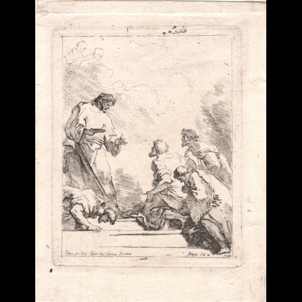 FRAGONARD JEAN-HONORE (1732-1806) - L'INSTITUTION DE L 'EUCHARISTIE 