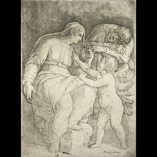 FRANCO GIOVANNI-BATTISTA ( 1498-1561 ) - LA SAINTE FAMILLE