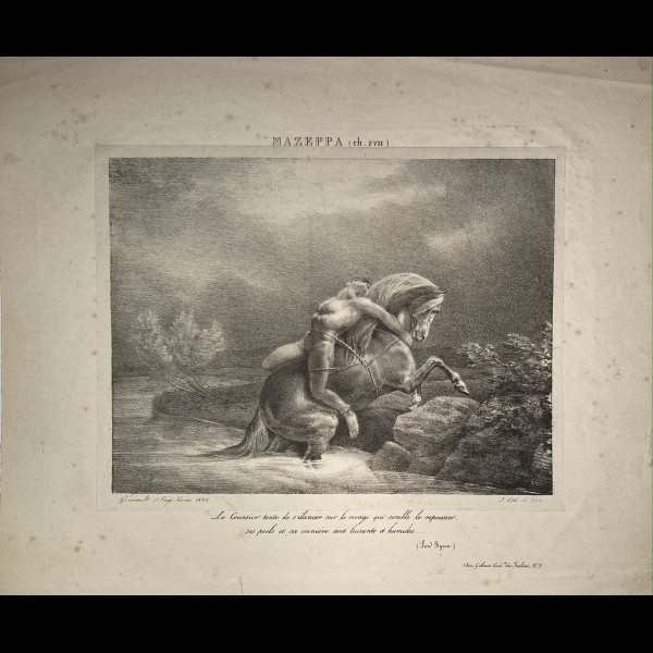 GERICAULT THEODORE (1791–1824) - MAZEPPA