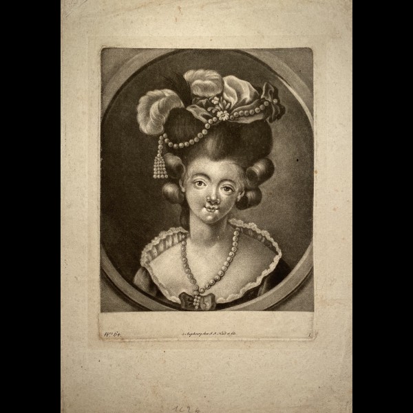 HAID JOHANN-JAKOB (1704-1767) - PORTRAIT EN MEDAILLON
