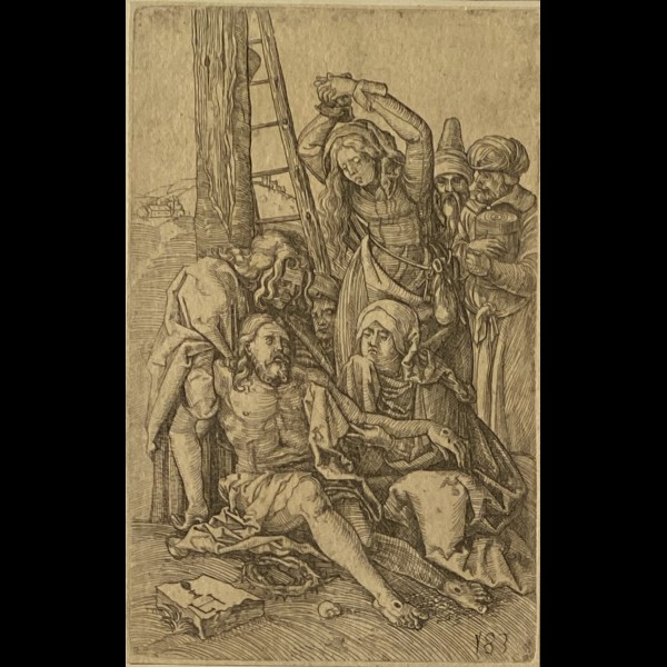 HOPFER LAMBRECHT ( CA. 1500 – CA. 1535 ) - LA DESCENTE DE CROIX