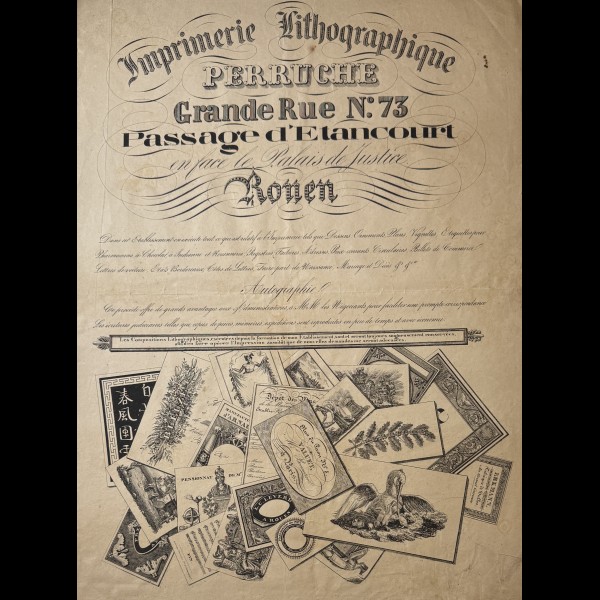 IMPRIMERIE LITHOGRAPHIQUE PERRUCHE, ROUEN
