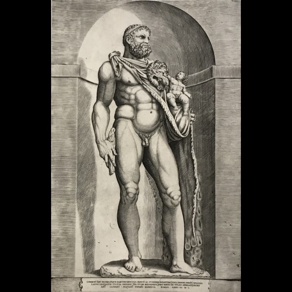 BOS JACOB (1549-1580) - L'EMPEREUR COMMODUS EN HERCULE OU HERCULE COMMODE