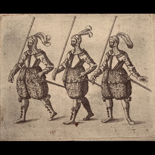 KUCHLER BALTHASAR ( 1571-1641 ) - COSTUMES POUR LES FETES DONNEES PAR LE DUC FRIEDRICH DE WURTEMBERG