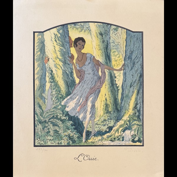 DROIT JEAN ( 1884-1961 ) - L'OUIE