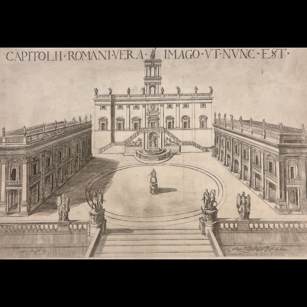 AELST  NICOLAS VAN ( 1585 - 1613 ) - CAPITOLII ROMANI VERA IMAGO UT NUNC EST