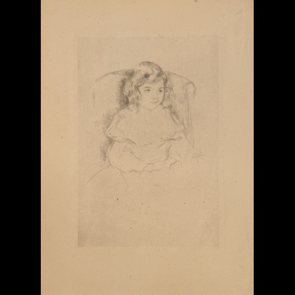 CASSATT MARY ( 1845-1926 ) - SARA SMILING