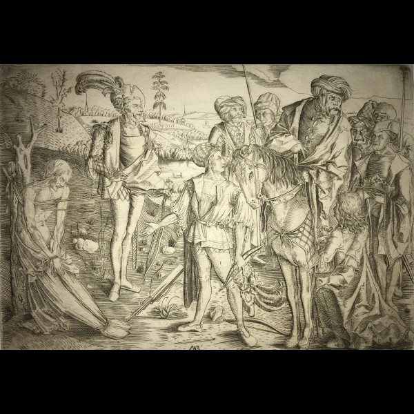 ZASINGER MATTHAUS (c.1477-1533) - LE MARTYRE DE SAINT SEBASTIEN OU LE ROI MORT PERCE DE FLECHES