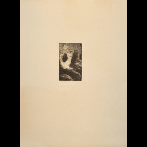 REDON ODILON (1840-1916) - PASSAGE D'UNE AME