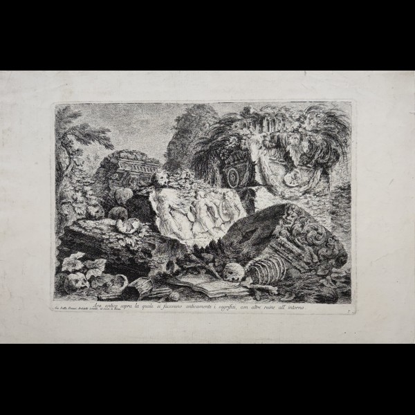 ARA ANTICA SOPRA LA QUALE SI FACEVANO ANTICAMENTE I SAGRIFIZI CON ALTRE RUINE ALL INTORNO ARA ANTICA SOPRA LA QUALE SI FACEVANO ANTICAMENTE I SAGRIFIZI CON ALTRE RUINE ALL INTORNO