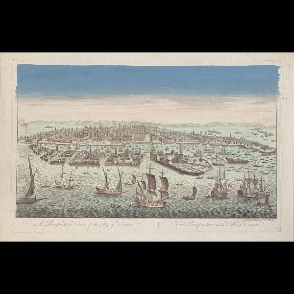 DAUMONT CUNY-FRANCOIS DIT JEAN-FRANCOIS ( 1717-1768 ) - A PERSPECTIVE VIEW OF THE CITY OF VENICE - VUE PERSPECTIVE DE LA VILLE DE VENISE