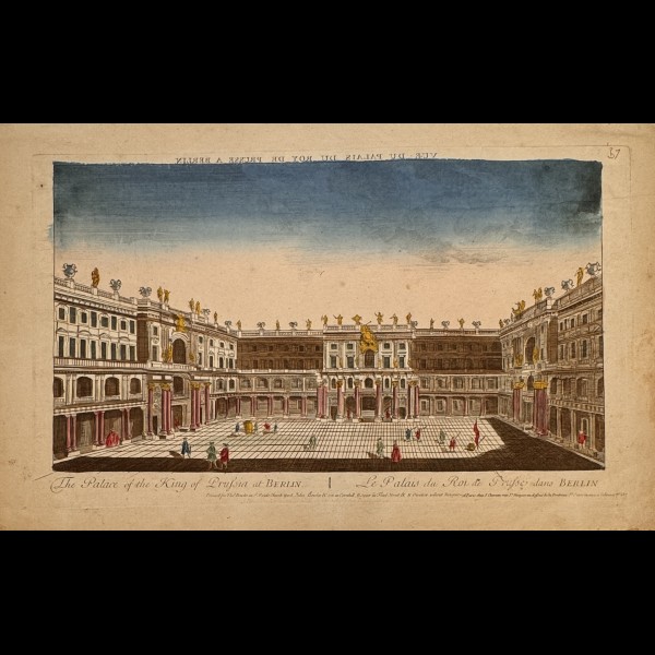 CHEREAU JACQUES EDITEUR ( 1688-1776 ) - VUE DU PALAIS DU ROY DE PRUSSE A BERLIN