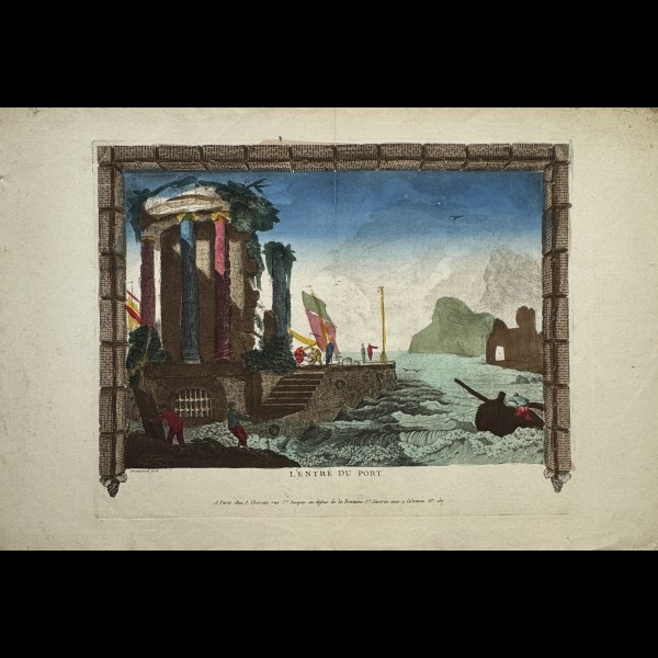 CHEREAU JACQUES EDITEUR ( 1688-1776 ) - L'ENTRE ( SIC ) DU PORT