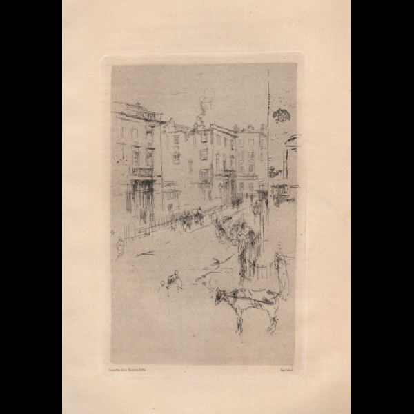 MC NEILL WHISTLER JAMES ABBOTT  ( 1834 -  1903 ) - ALDERNEY STREET OU UNE RUE À LONDRES