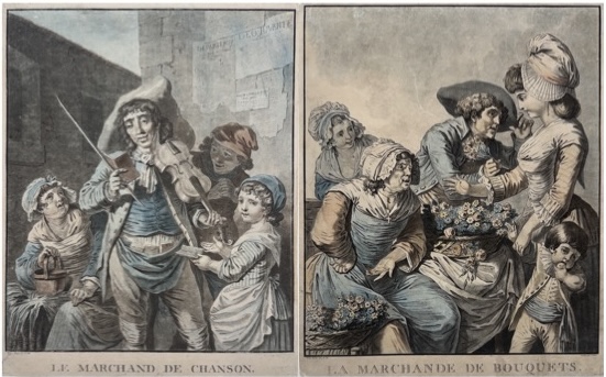 LE MARCHAND DE CHANSON - LA MARCHANDE DE BOUQUETS LE MARCHAND DE CHANSON - LA MARCHANDE DE BOUQUETS