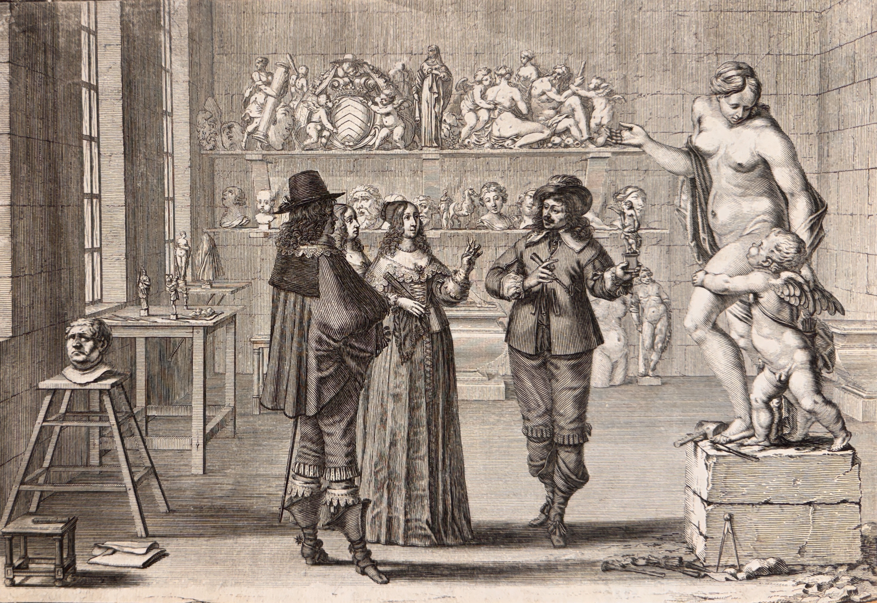 LE SCULPTEUR DANS SON ATELIER LE SCULPTEUR DANS SON ATELIER